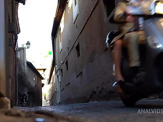 Giorgia Roma tourist in Rome gets her tight ass gets fucked by Luca Ferrero and set forth blowjob MS126